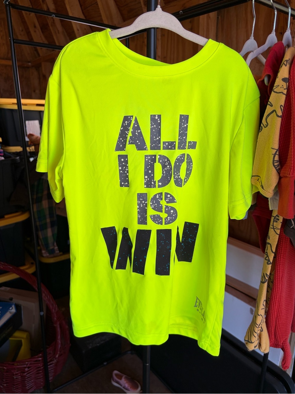 Everlast Neon Yellow Short Sleeve Graphic Tee